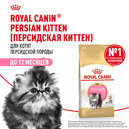 Royal Canin Persian Kitten Корм сухой сбалансированный для персидских котят (до 12 месяцев), 10 кг